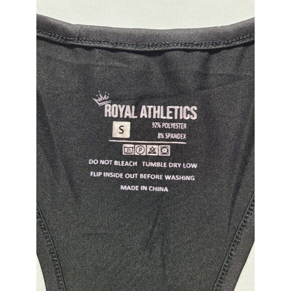 Royal Athletics Black Dri-Fit Slinger Top Size Small NWT Racerback - Picture 3 of 6